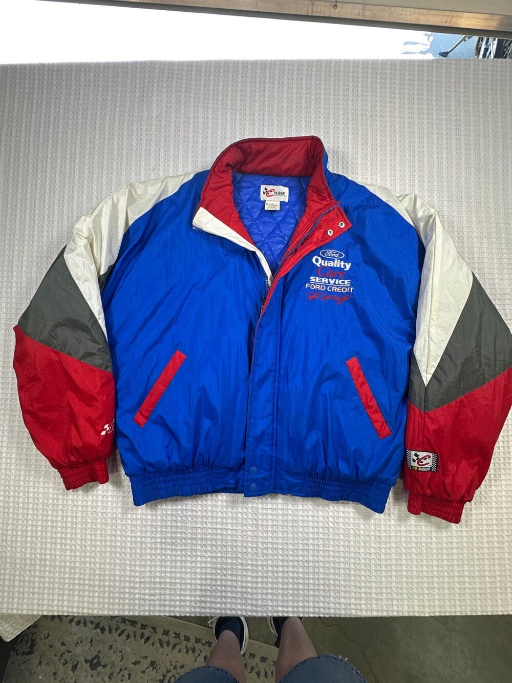 Chase Athentic Ford Racing Jacket 28x27 Tobert Yates Racing